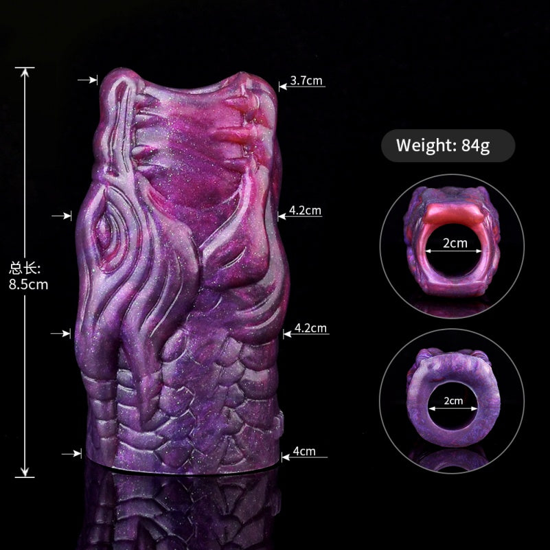 Fantasy Silicone Dragon Penis Sleeve Sheath – Fierce to Revitalize Male Sex Toys Performance