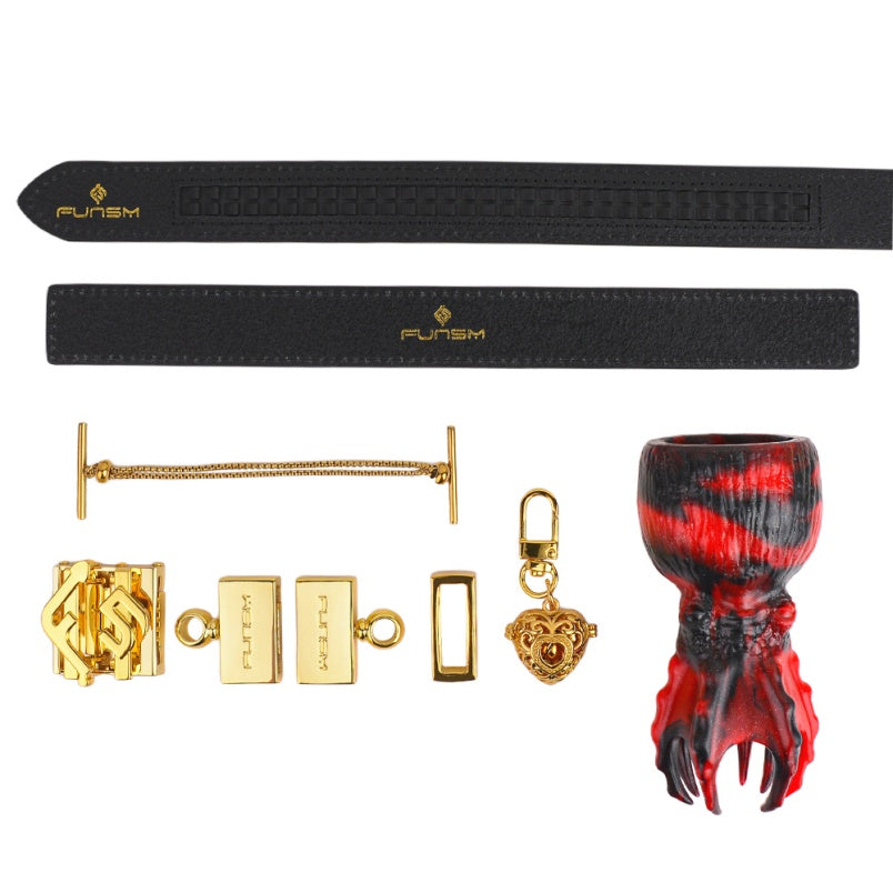 Ensemble de bondage bâillon-boule Octopus Fantasy - Jouet sexuel BDSM en silicone pour femme et homme