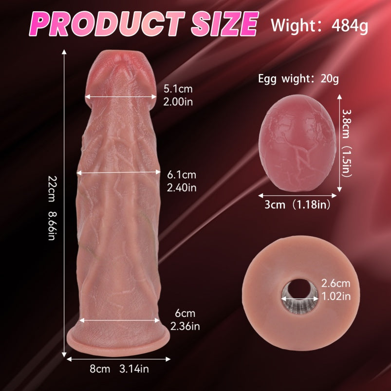 Monster Ovipositor Fantasy Dildo – Realistisches Vaginalstimulationsspielzeug aus Silikon