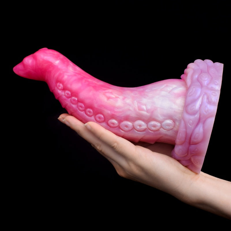 Octopus Tentacle Fantasy Dragon Dildo with Suction Cup – Stretching, Filling Vaginal Masturbation Pleasure Tool