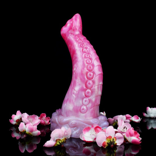 Oktopus-Tentakel-Fantasie-Drache-Dildo mit Saugnapf – Dehnungs- und Füllwerkzeug für die vaginale Masturbation