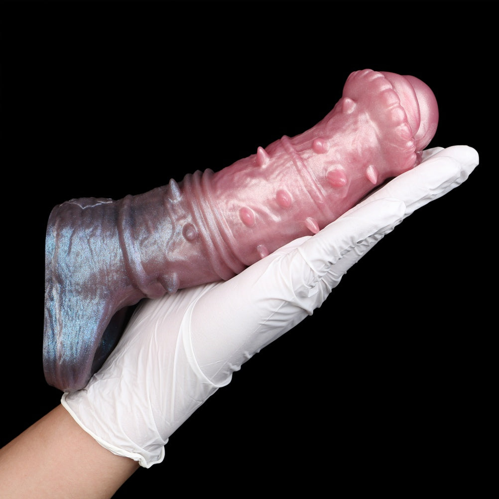 Monster Touch Fantasy Cock Sleeve - Silicone Penis Extender for Enhanced Size and Girth