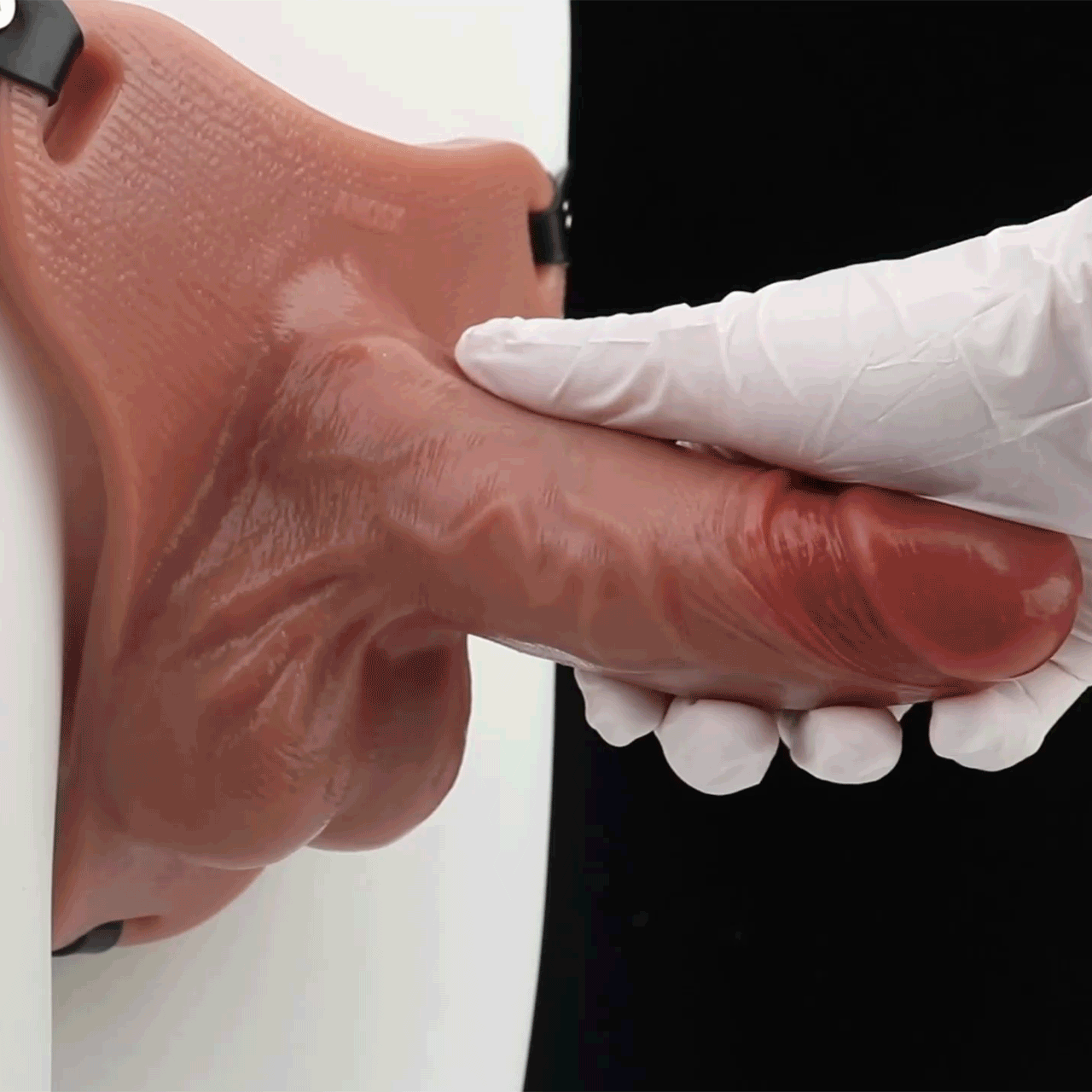 Realistic Flesh-Like Silicone Wearable Cock Sleeve - Male Penis Enhancement for Softness & Girth