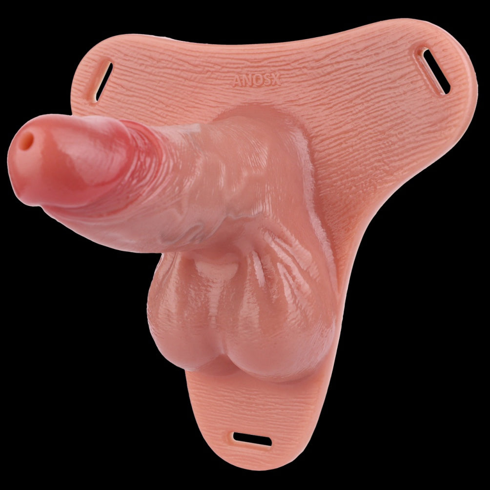 Realistic Flesh-Like Silicone Wearable Cock Sleeve - Male Penis Enhancement for Softness & Girth