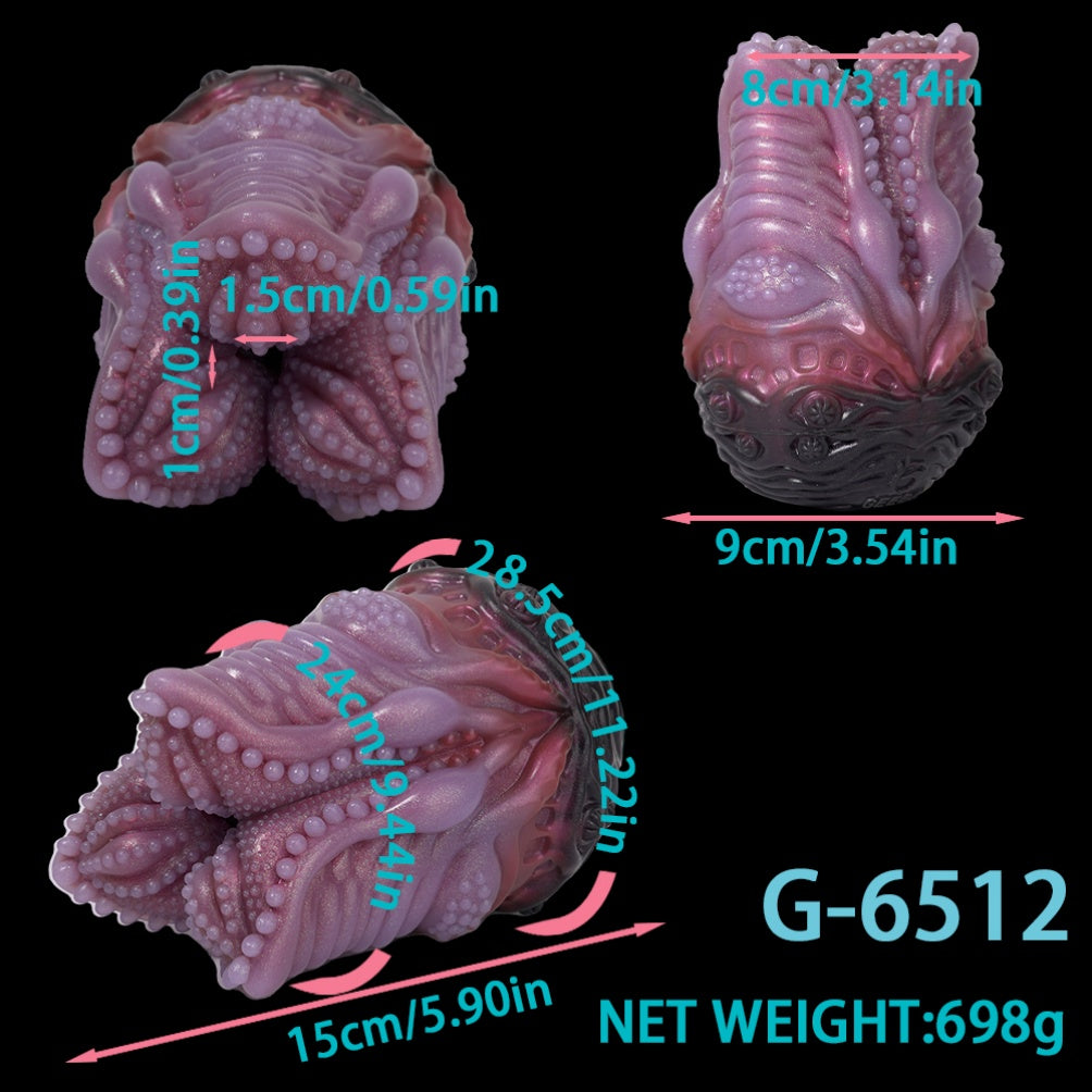 Fantasy Alien Petal Silicone Pocket Pussy - Male Penis Massage Masturbation Stroker