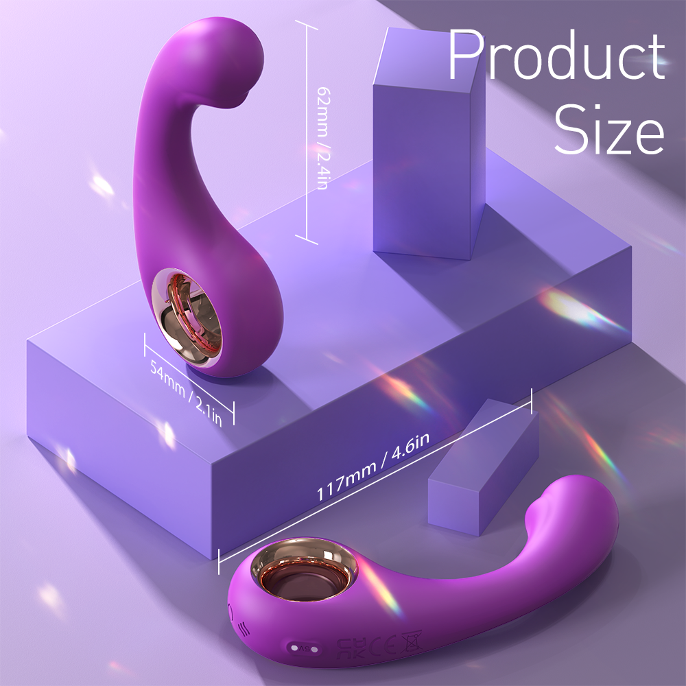 Insertable Dildo Fantasy G-Spot Vibrator – Medical-Grade Liquid Silicone Female Stimulator