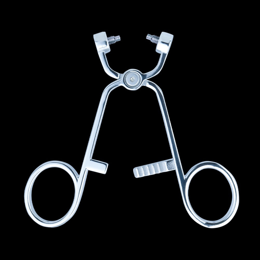 Spiked Steel Kiss Clamp Nipple Clamps - Stainless Steel BDSM Restraint Tool