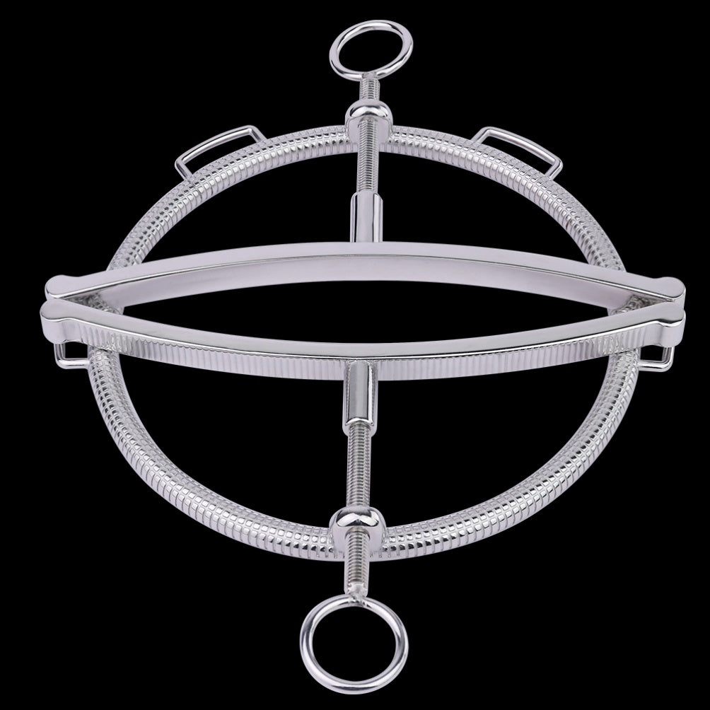 Metal Bettie Bondage Nipple Clamp Set - Women's Strap-on Adjustable BDSM Play