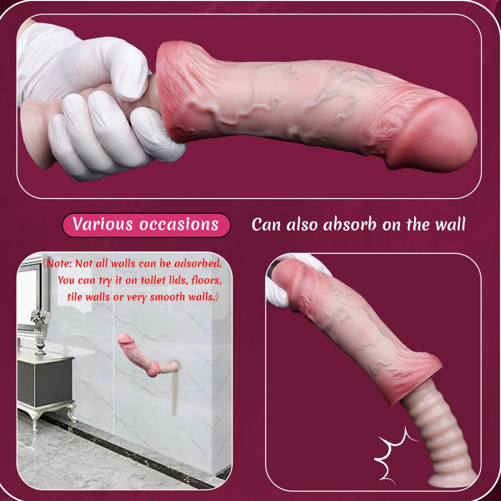 Fantasy Handheld Anal Realistic Dildo – Vaginal Insertion and Women Masturbating