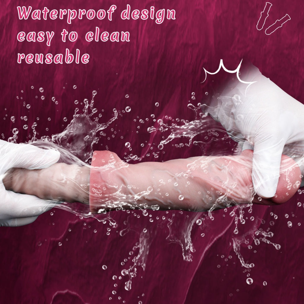 Fantasy Handheld Anal Realistic Dildo – Vaginal Insertion and Women Masturbating