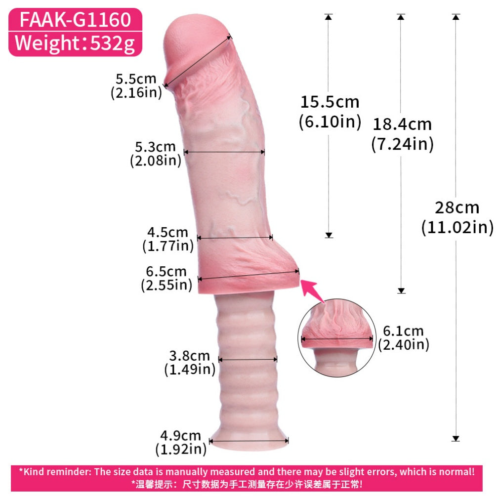 Fantasy Handheld Anal Realistic Dildo – Vaginal Insertion and Women Masturbating