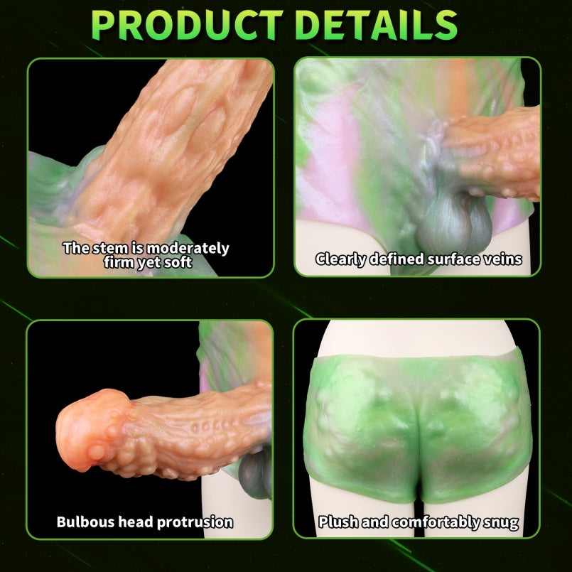 Wearable Monster Fantasy Penis Sleeve - ED Enhancement Delay Device
