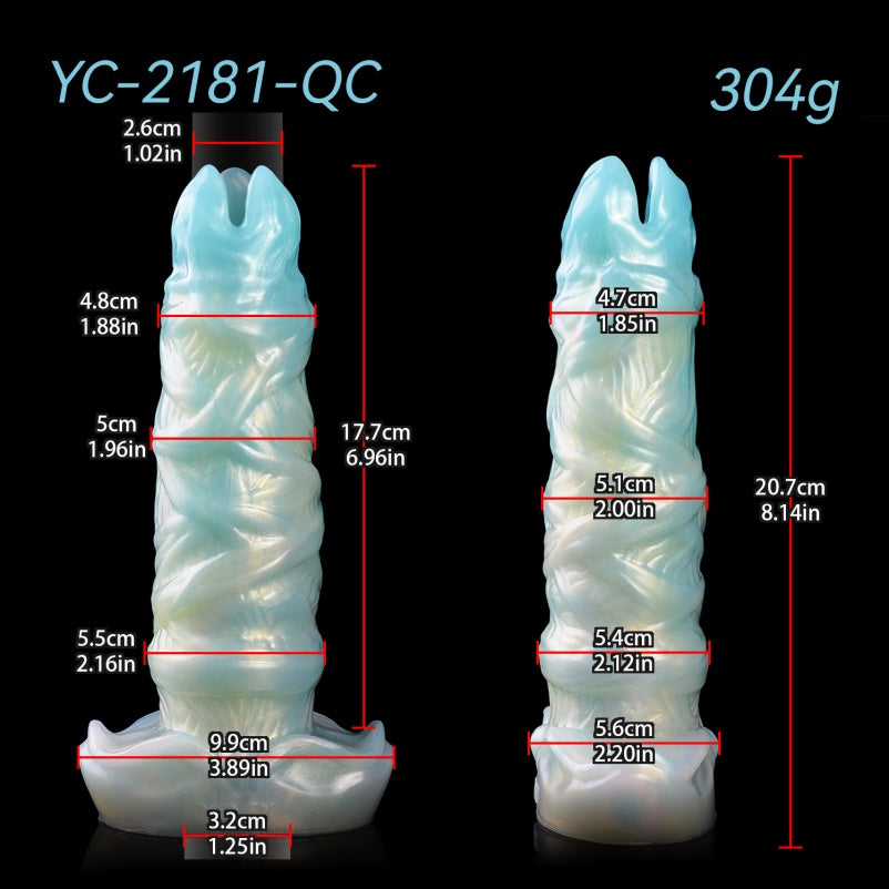 Fantasy Insertion Jet Ovipositor – Monster Dildo-Style Female Silicone Stimulator