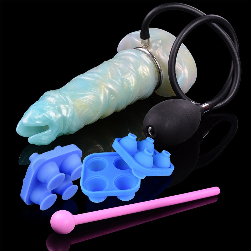 Fantasy Insertion Jet Ovipositor – Monster Dildo-Style Female Silicone Stimulator