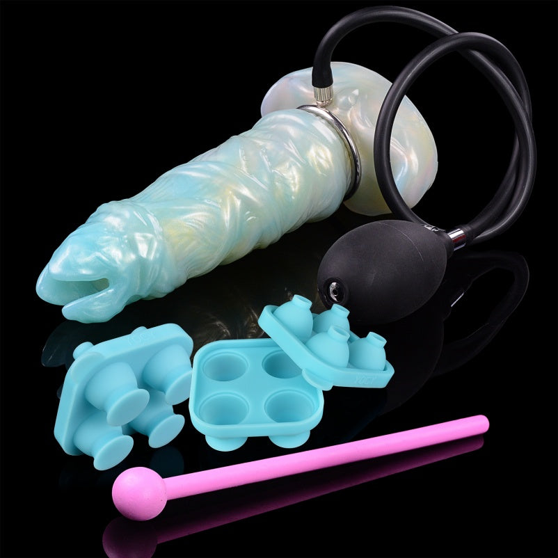 Fantasy Insertion Jet Ovipositor – Monster Dildo-Style Female Silicone Stimulator
