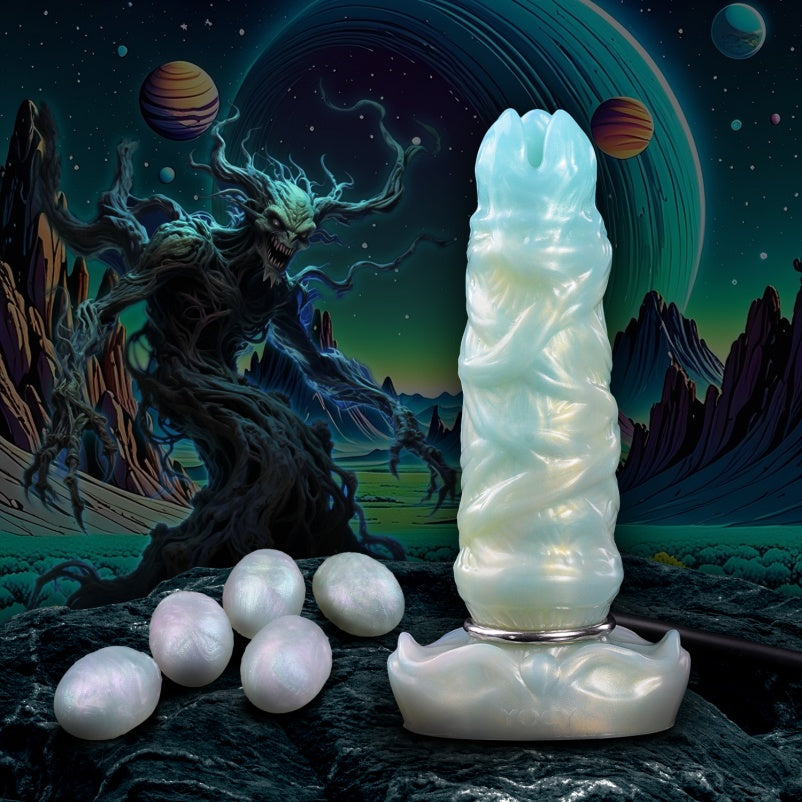 Fantasy Insertion Jet Ovipositor – Monster Dildo-Style Female Silicone Stimulator