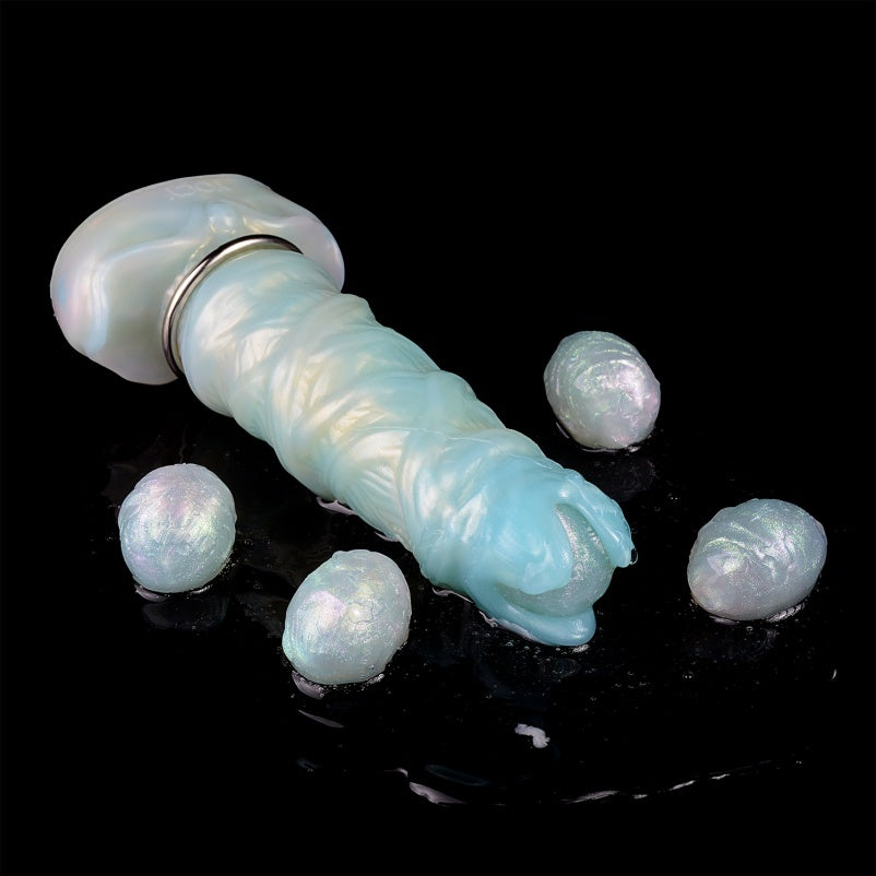 Fantasy Insertion Jet Ovipositor – Monster Dildo-Style Female Silicone Stimulator