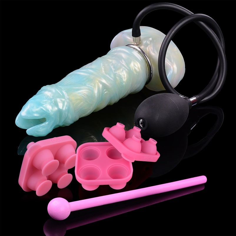 Fantasy Insertion Jet Ovipositor – Monster Dildo-Style Female Silicone Stimulator