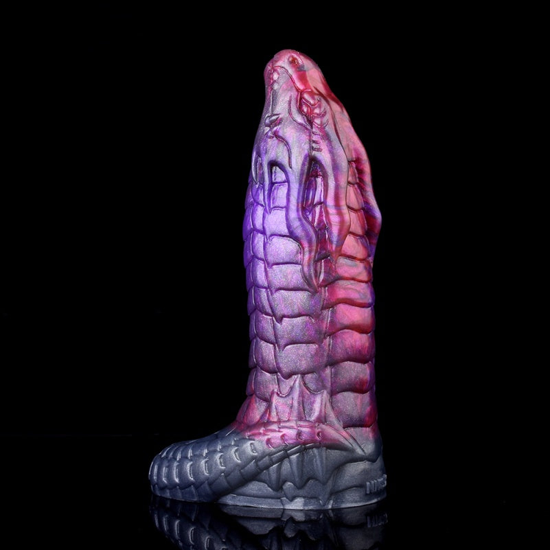 Fantasy 6-Zoll Dragon Cock Sleeve – Lilafarbener Penis-Extender aus Silikon für Männer