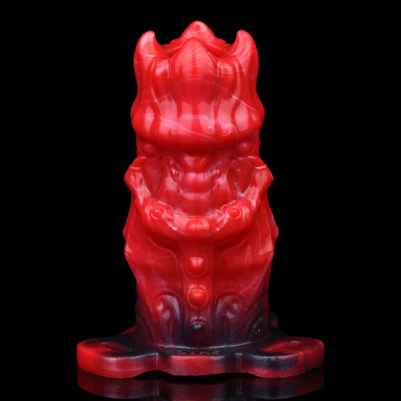 Silicone Fantasy Monster Cock Sleeve - Built-in Rigid Spine to Combat Penis Softness
