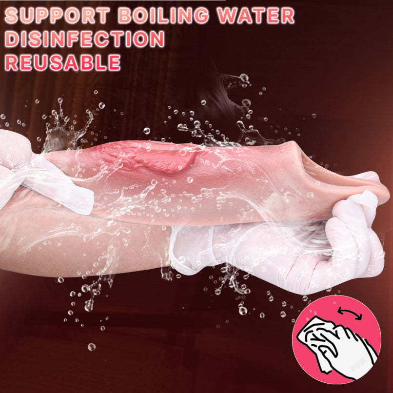 Fantasy Femboy Wearable Vagina Pants – Flesh-Like Realistic Silicone Sex Toy for Gay Lesbian