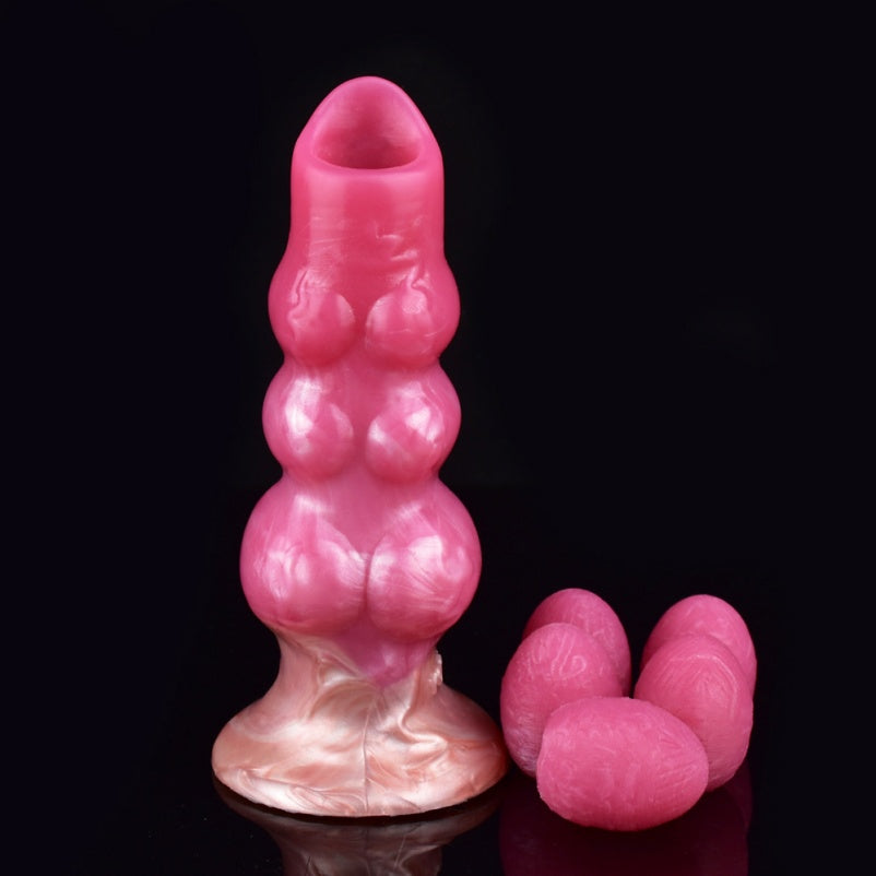 Knotted Ovipositor Anal Beads Butt Plug - Fantasy Dildo Laying Women Masturbating Desire