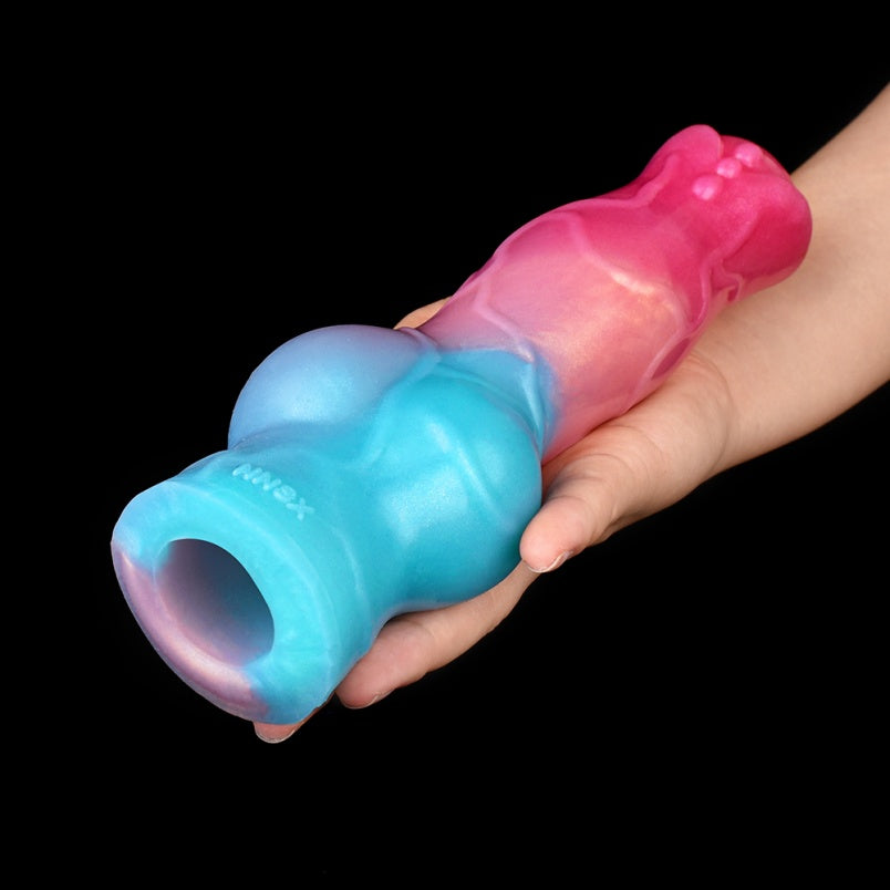 Fantasy Canine Simulation Penis Sleeve - Male Penis Enlargement and Expansion Sex Toys for Man