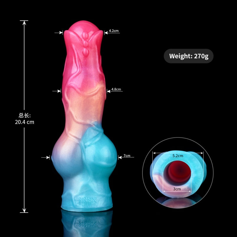 Fantasy Canine Simulation Penis Sleeve - Male Penis Enlargement and Expansion Sex Toys for Man
