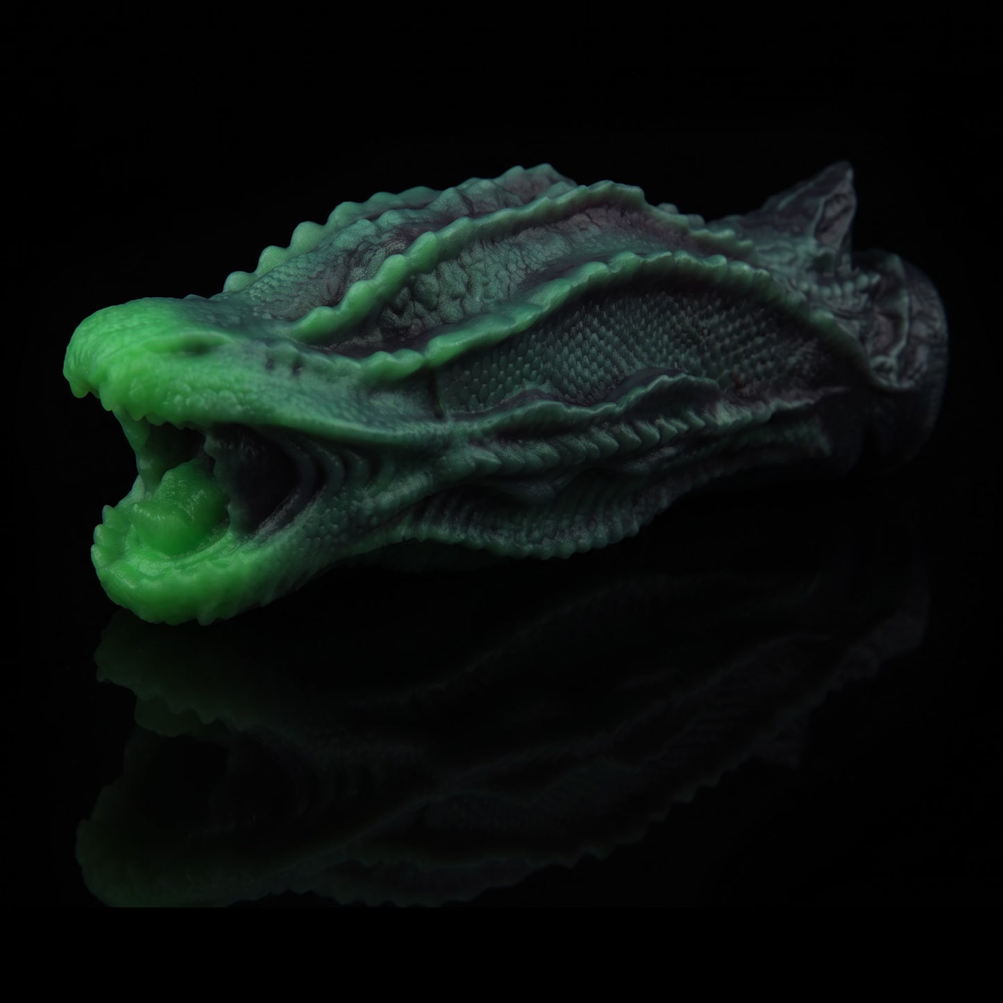Alien Creature Mouth Pocket Pussy – Glow-in-the-Dark Fantasy Stroker | Platinum Silicone