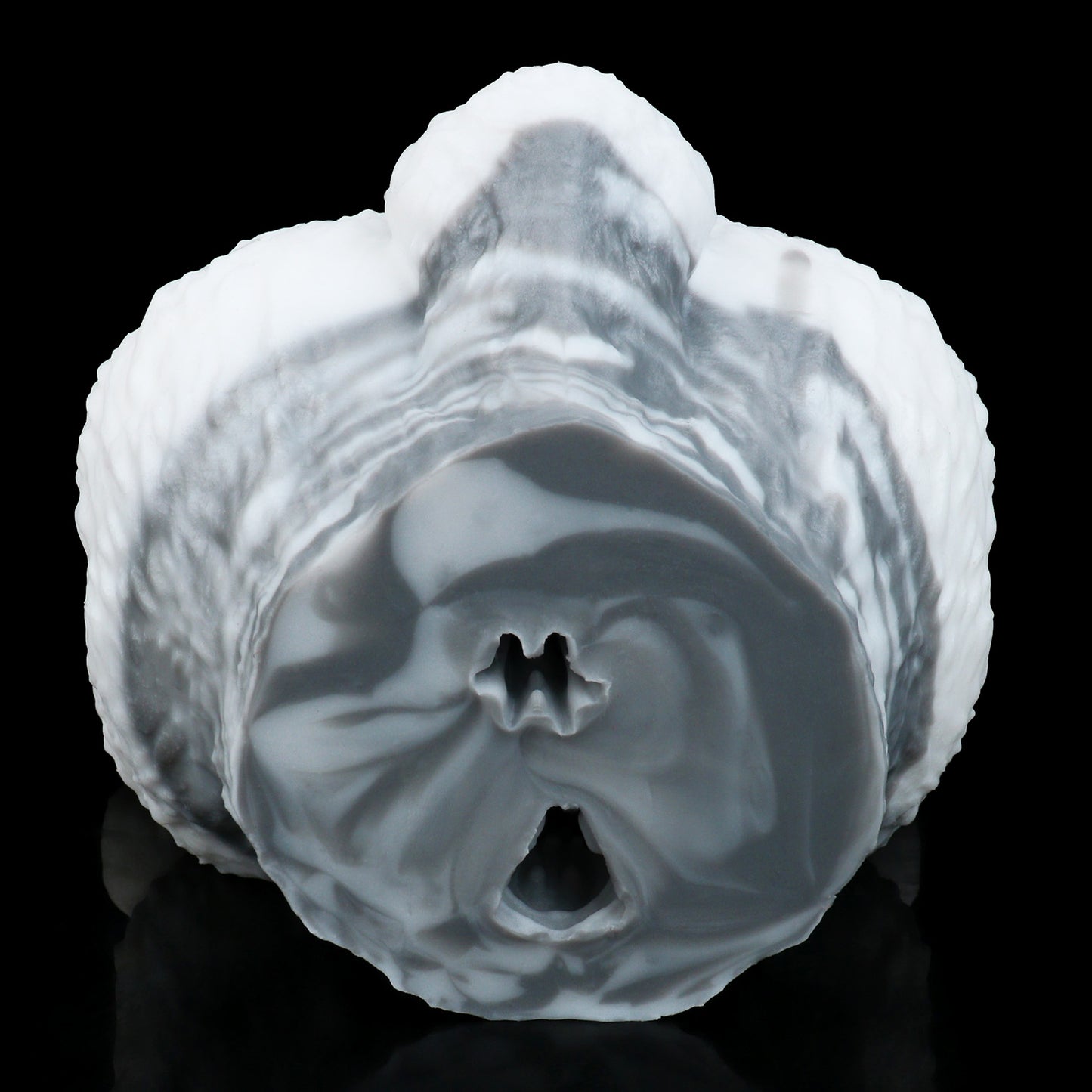 Snow Bunny Sex Dolls — Platinum Silicone Fantasy Rabbit Masturbator with Dual Channel, Fluffy Body & Pink Accent