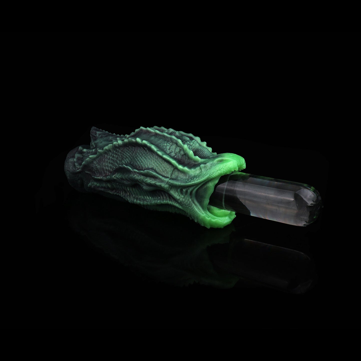 Alien Creature Mouth Pocket Pussy – Glow-in-the-Dark Fantasy Stroker | Platinum Silicone