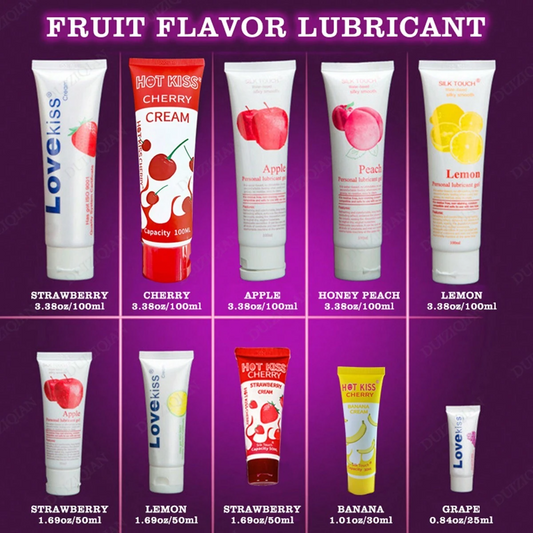 Fruits Lubriant Anal Lube - Foreplay Personal Lubricant for Oral Sex Dildo Pussy Play