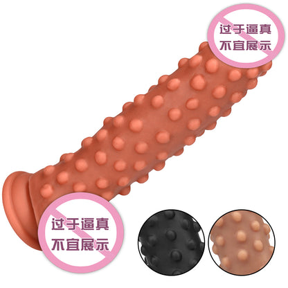 Fantasy Corn Anal Dildo Butt Plug - Exotic Monster Dildo Silicone Vaginal Prostate Massager