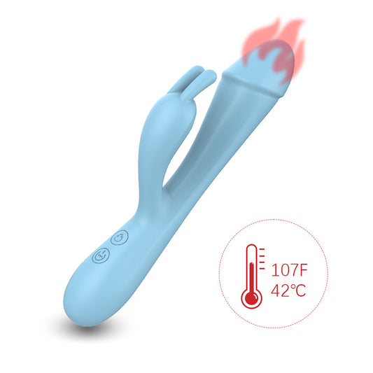 Pinces à clitoris de lapin, gode Anal, vibrateur de point G, jouets sexuels clitoridiens à battement automatique de chaleur pour femmes