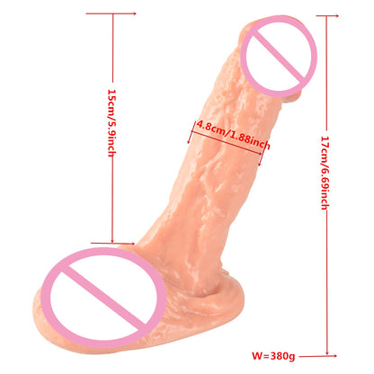 Plug anal réaliste pour gode étalon - Grand gode anal pour masturbation vaginale, jouet sexuel féminin