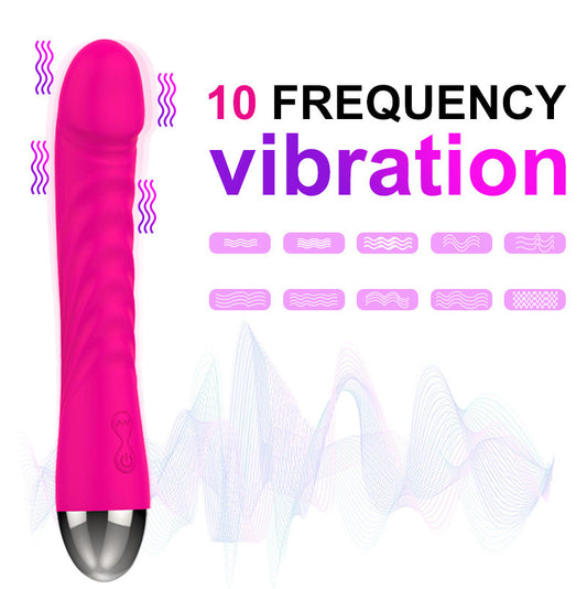 Realistic Dildo G Spot Vibrator - 10 Vibrating Clit Stimulation Female Sex Toys