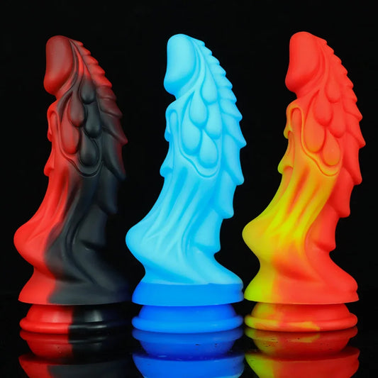 Godes Dragon Monstre Exotique - Godes Fantaisie En Silicone Plug Anal Mâle Femelle Sex Toys