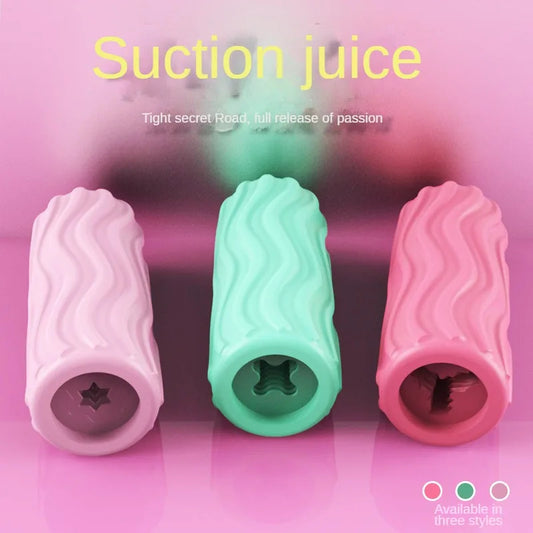 Silicone Pocket Pussy Male Masturbation Cup - Realistic Vagina Blowjob Sex Toy for Men