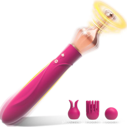 Double End G Spot Vibrator Clit Stimulator - Vibrating Makeup Pen Nipple Anal Sex Toy