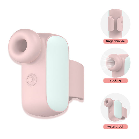 Finger Wear Nipple Clit Sucking Stimulator - Mini Clitoral Women Vibrator Sexshop