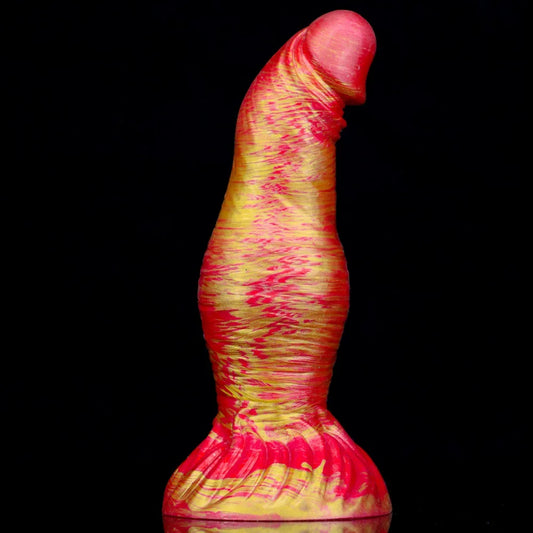 Godemichet anal à nœud exotique - Gode réaliste en silicone pour femme - Jouet sexuel pour femme