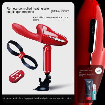 Hand-Analdildo-Sexmaschine mit Fernbedienung - Saugnapf-Gürtelgurt am Stroker für Erwachsene