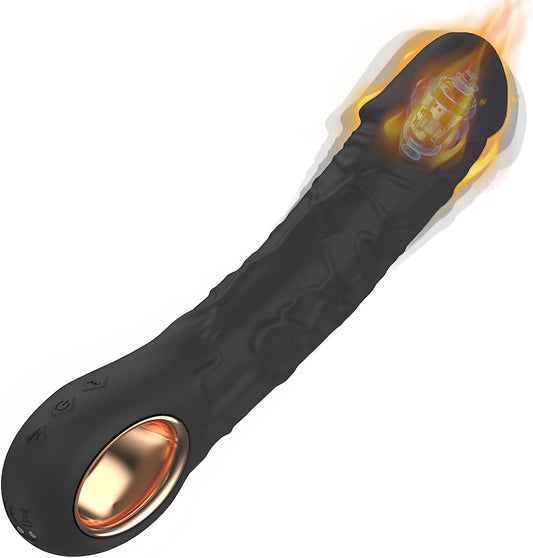 Vibrating Anal Dildo G Spot Vibrator - Handheld Heat Classic Vibrator Sex Toys