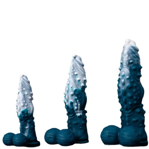 Fantasy Monster Dildo Butt Plug - Exotic Spikes Huge Anal Dildo Silicone Sex Toys