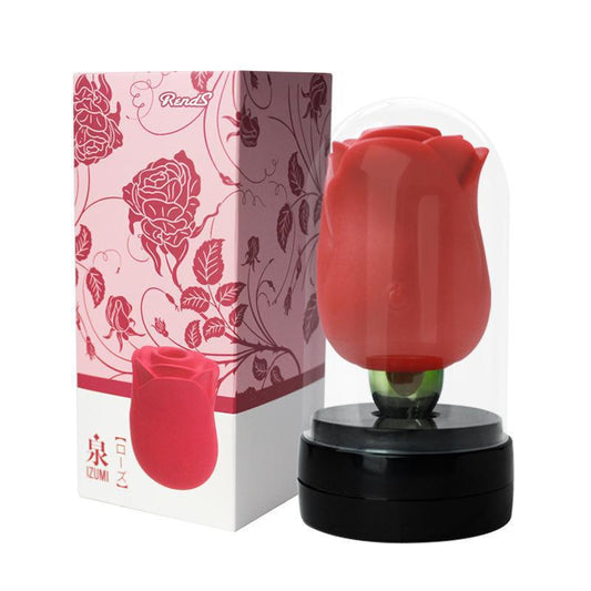 Clit Sucking Tongue Licking Rose Toy - Double End Nipple Clitoral Vibrator