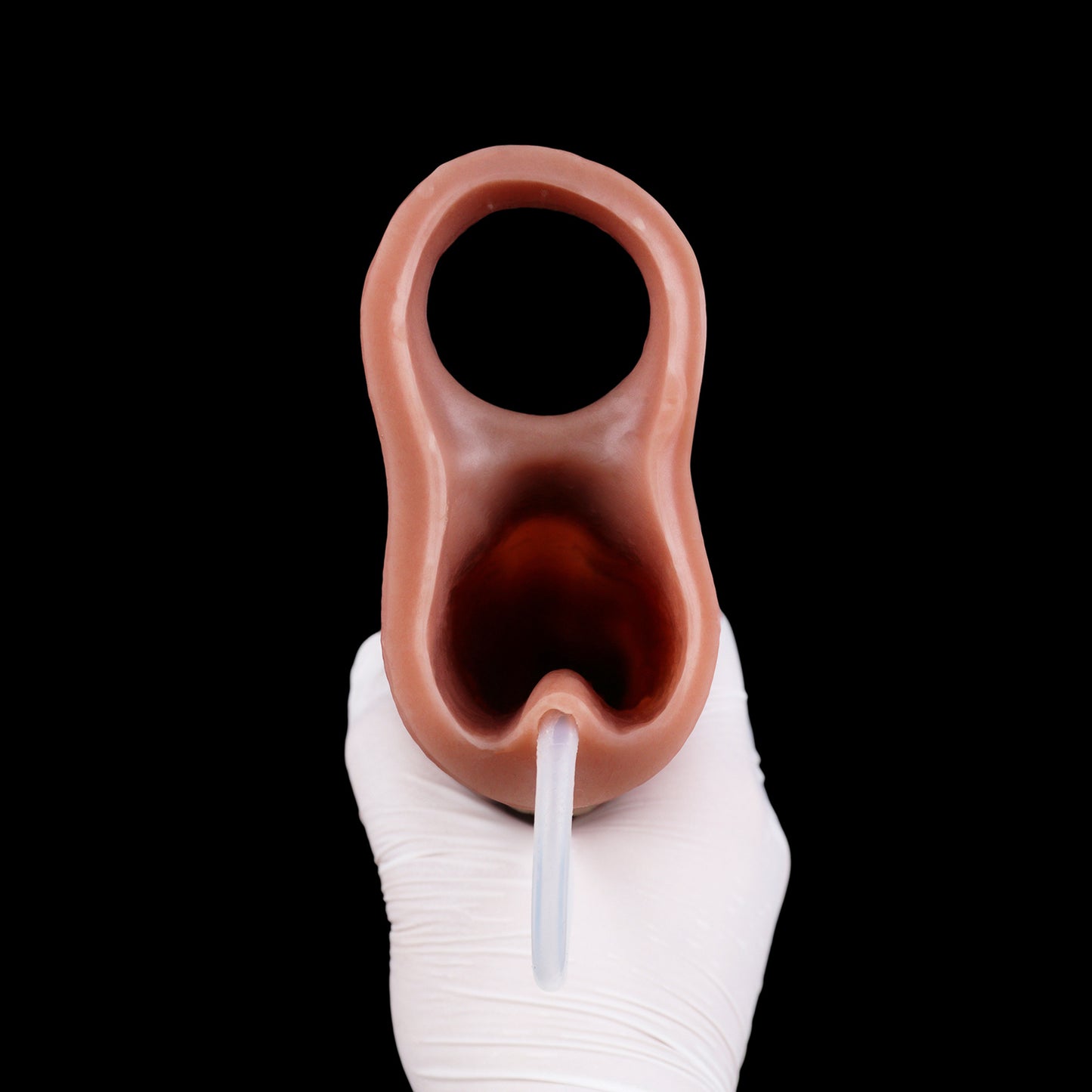 Lifelike Squirting Penis Sleeve – Anatomical Penis Extension & Sheath with Testicle Strap for Realistic Couple Play