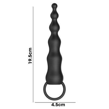 Vibrierender Analplug mit Analkugeln – Finger-Protate-Massagegerät, Sexspielzeug für Männer und Frauen