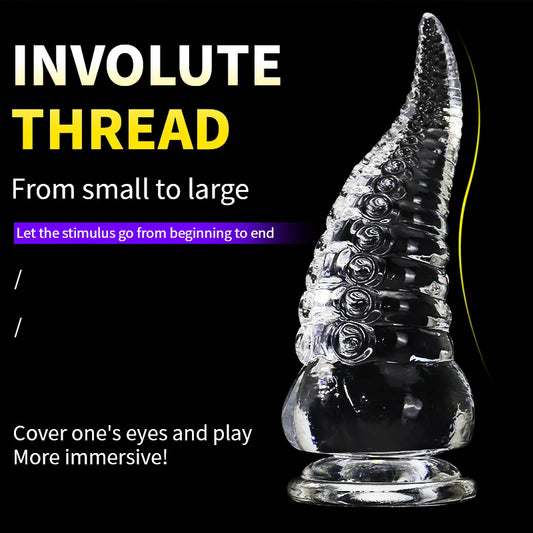 Monster Tentacle Godes Butt Plug - Jelly Fantasy Anal Gode Femmes Sex Toys