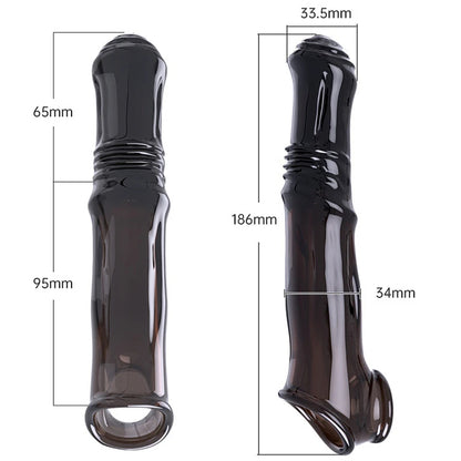 Dogdildo Cock Sleeve Penisvergrößerer - Penisring Fantasy Kondom Sexspielzeug für Paare