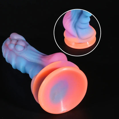 Gode ​​Monster Dragon - Plug anal lumineux coloré brillant gode anal Sex Toy